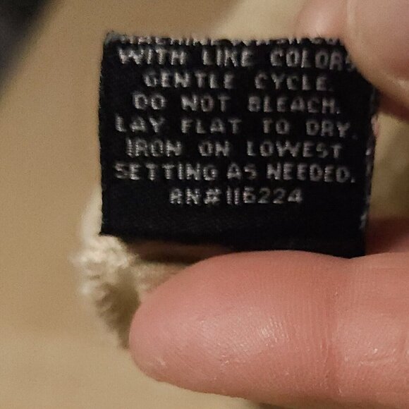 Bushwacker Linen Blend Khaki Button Front Top 8 - Picture 6 of 7